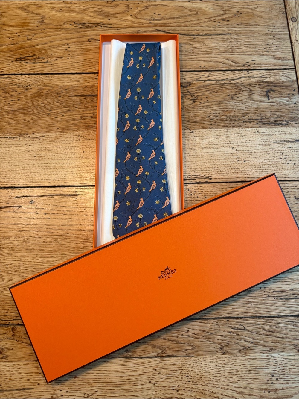 Hermes Ties w/Hermes Box